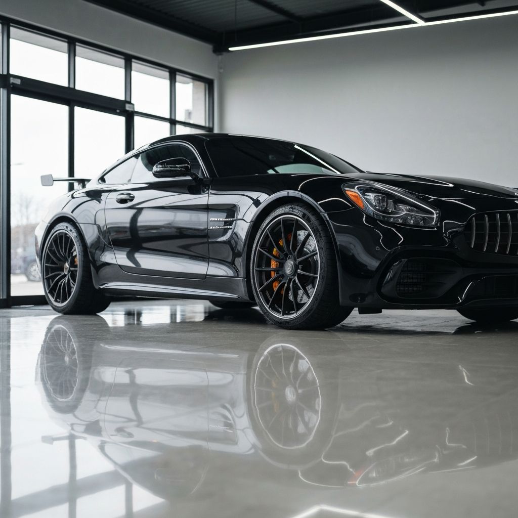 Completed luxury vehicle